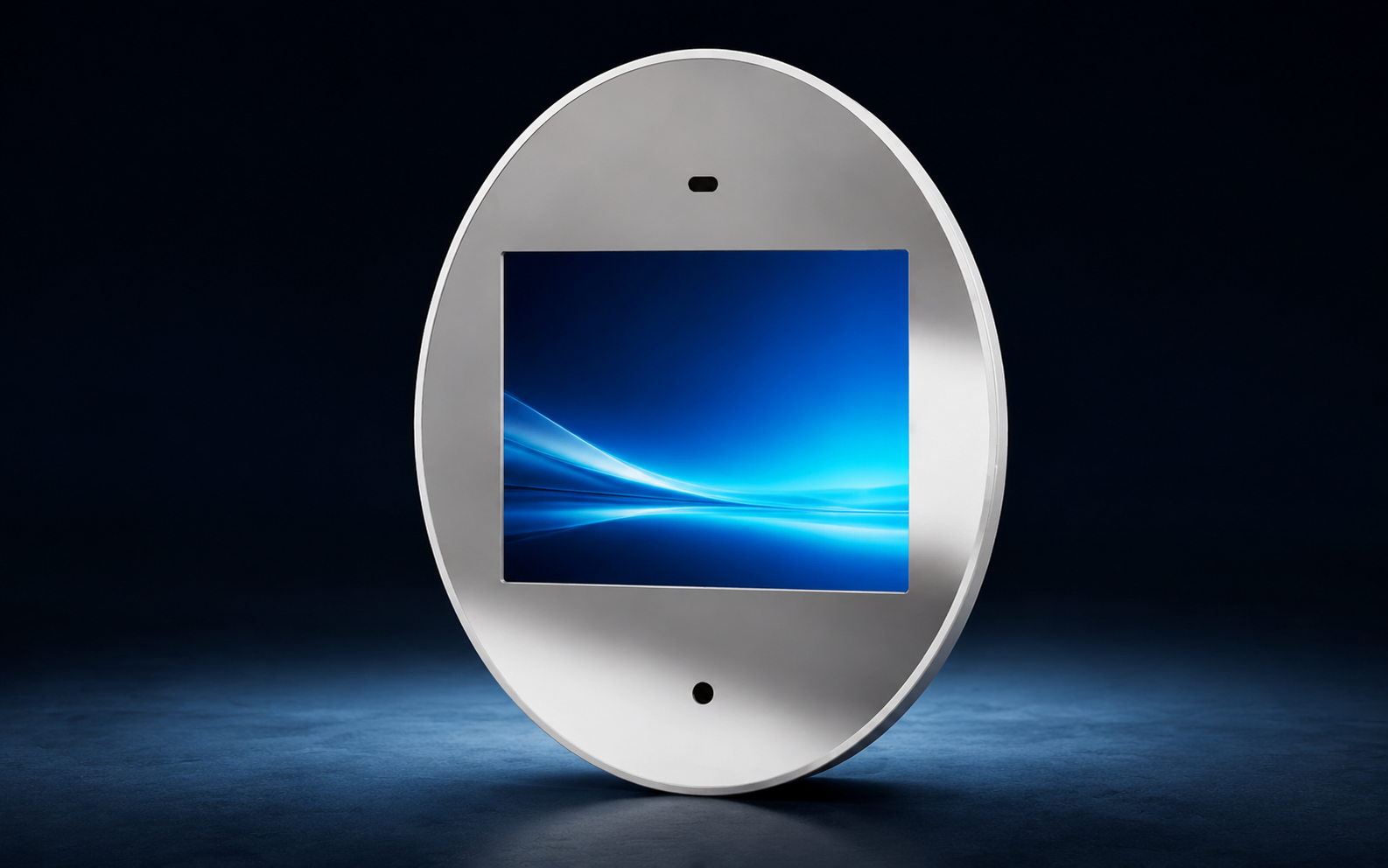 Round Digital Mirror Display
