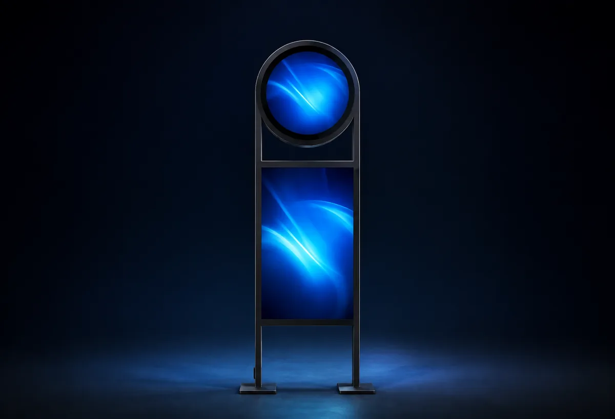 23+49 Inch Dual Screen Outdoor Digital Signage