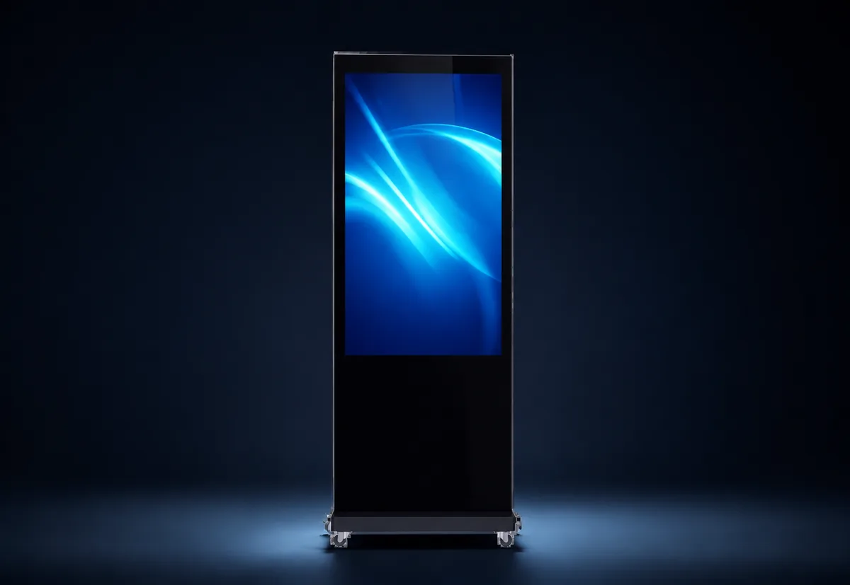 55 Inch Double Sided Digital Signage with Wheels