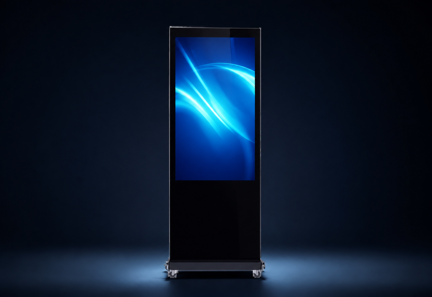 55 Inch Double Sided Digital Signage with Wheels