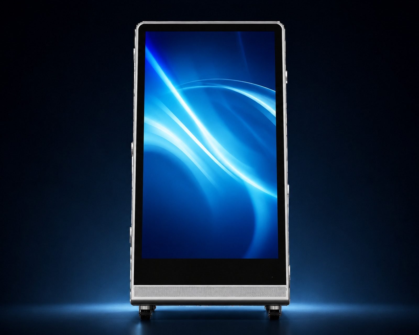 43" outdoor battery A-frame kiosk
