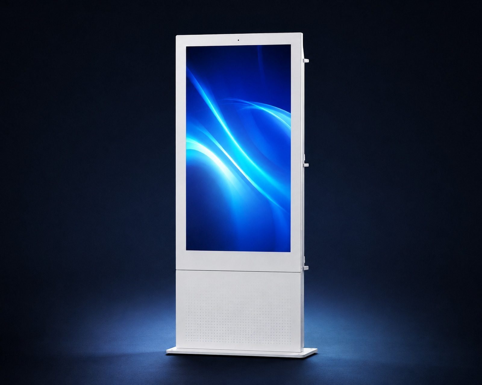 65" white kiosk